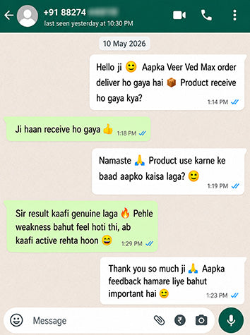 WhatsApp customer chat