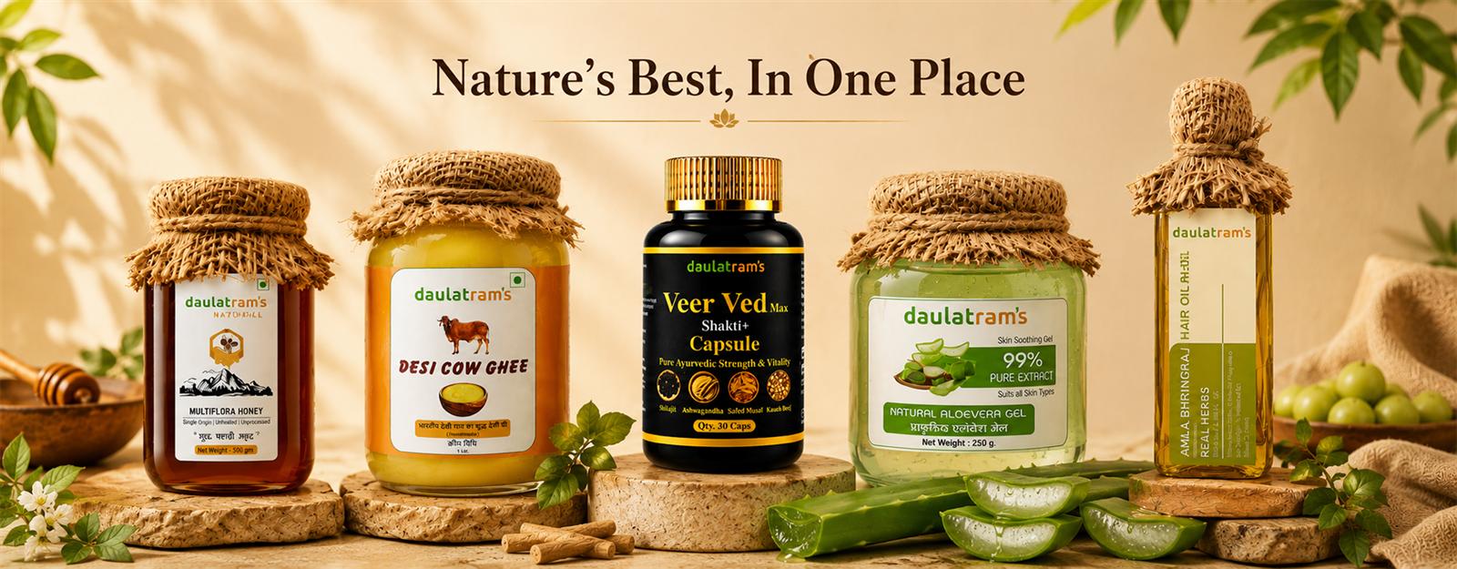 Daulatram's Ayurvedic Wellness Banner 4