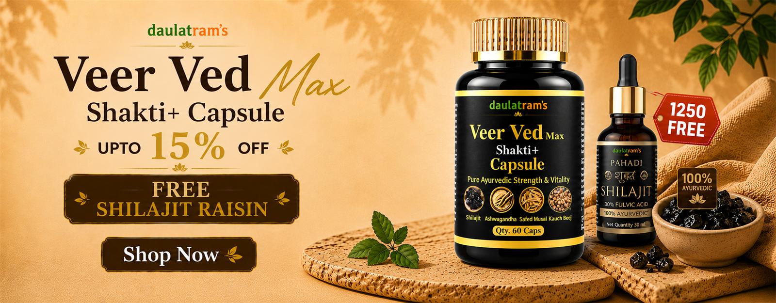 Daulatram's Ayurvedic Wellness Banner 1