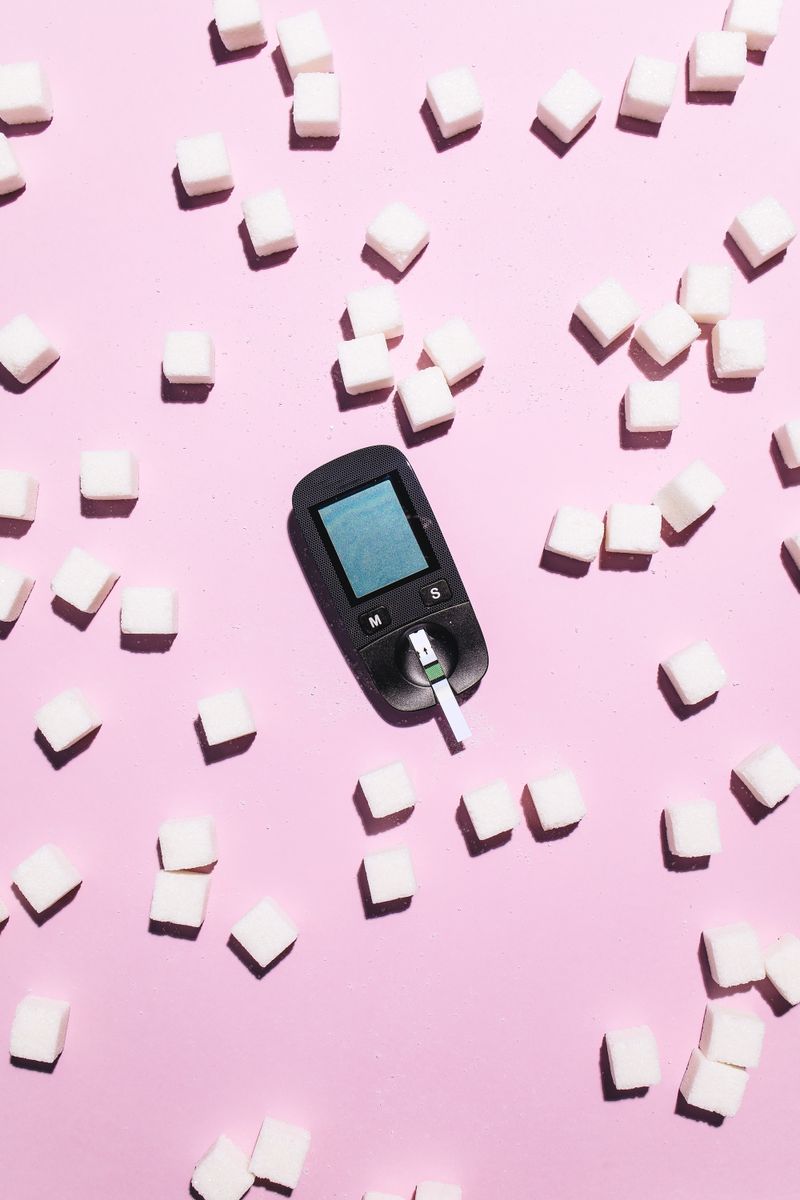 Blood sugar testing with a glucometer, representing natural sugar level control