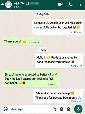 WhatsApp customer chat