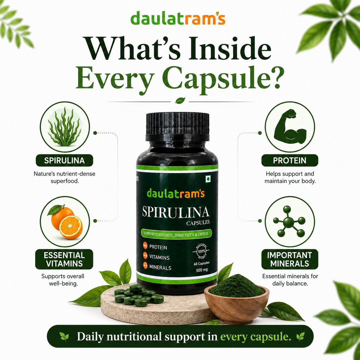 Spirulina Capsules — image 2