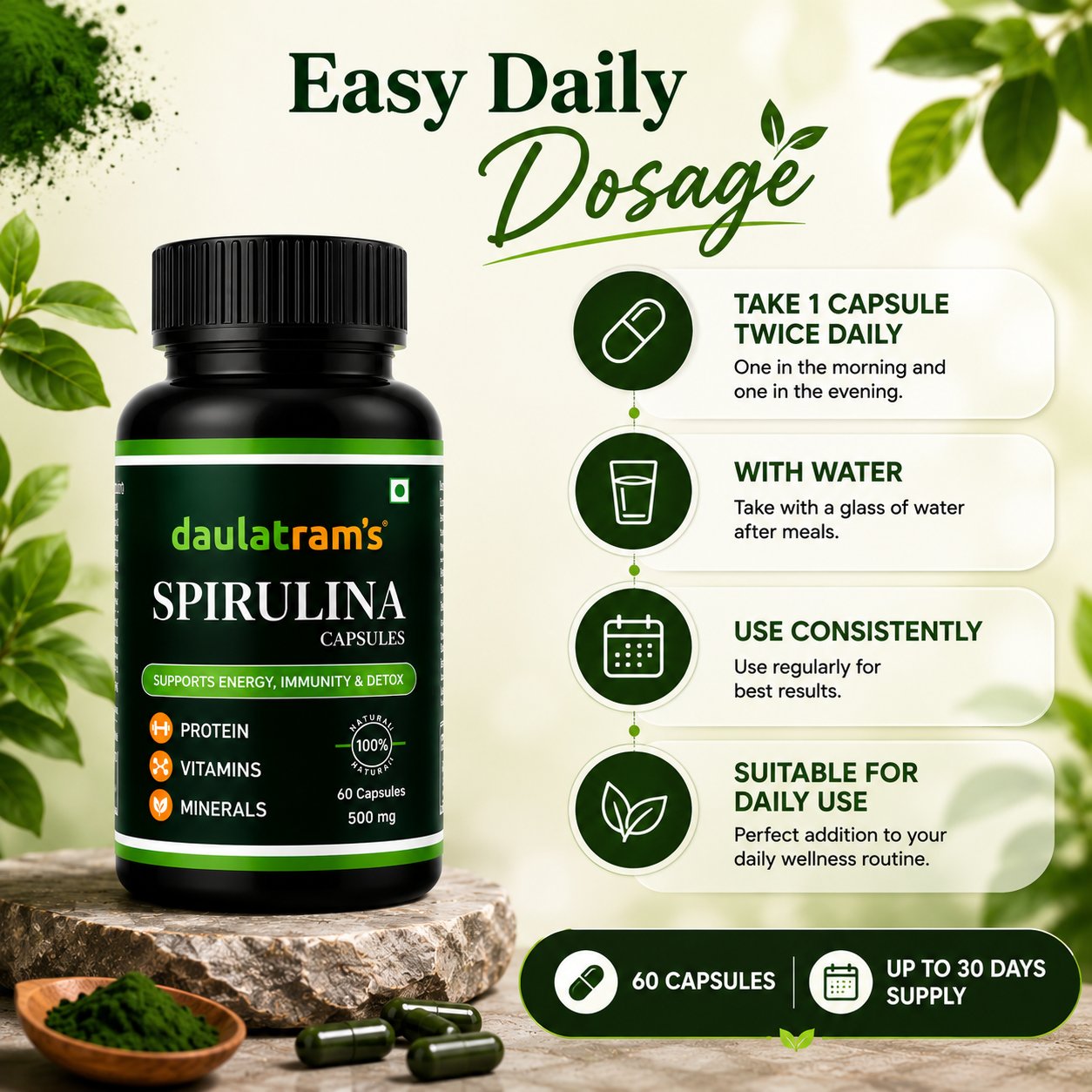 Spirulina Capsules — image 3